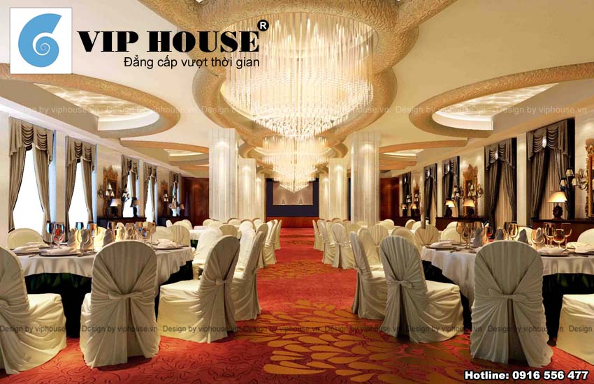 Thiết kế nội thất nhà hàng kiểu Châu Âu tại Ninh Bình
